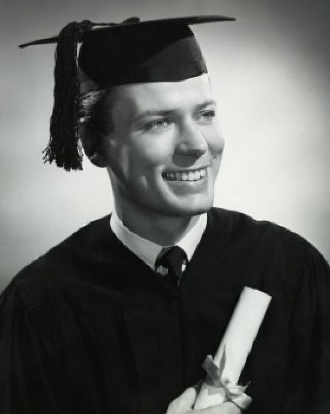 Close-up of male graduate holding diploma Canvas Art - (18 x 24)