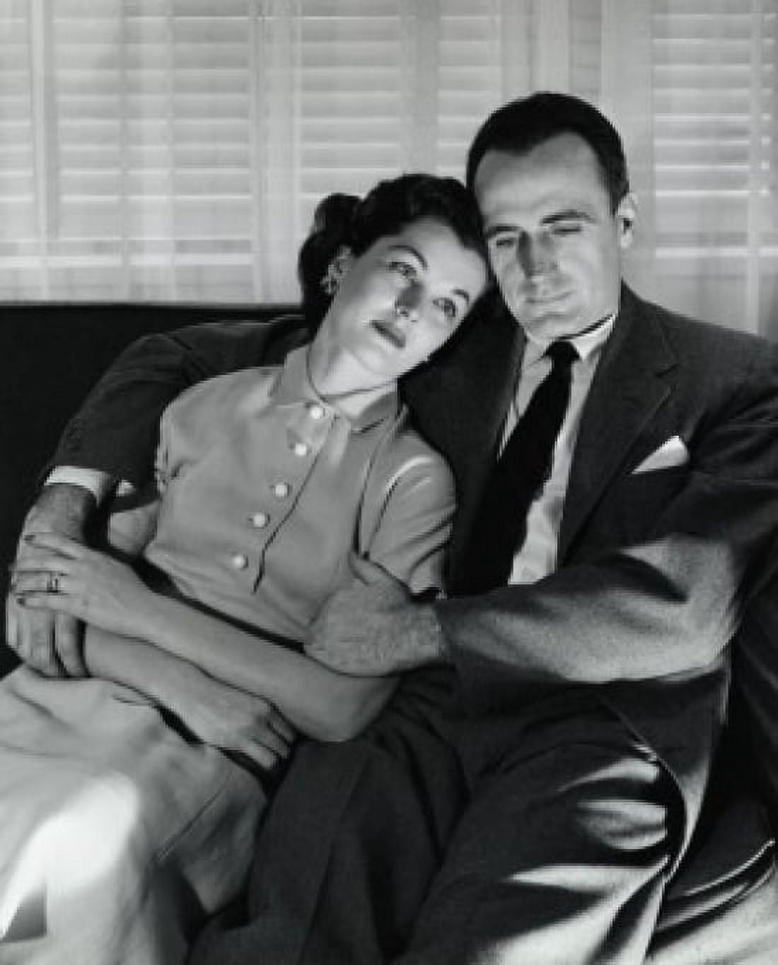 Close-up of mid adult couple sitting on couch Canvas Art - (18 x 24)