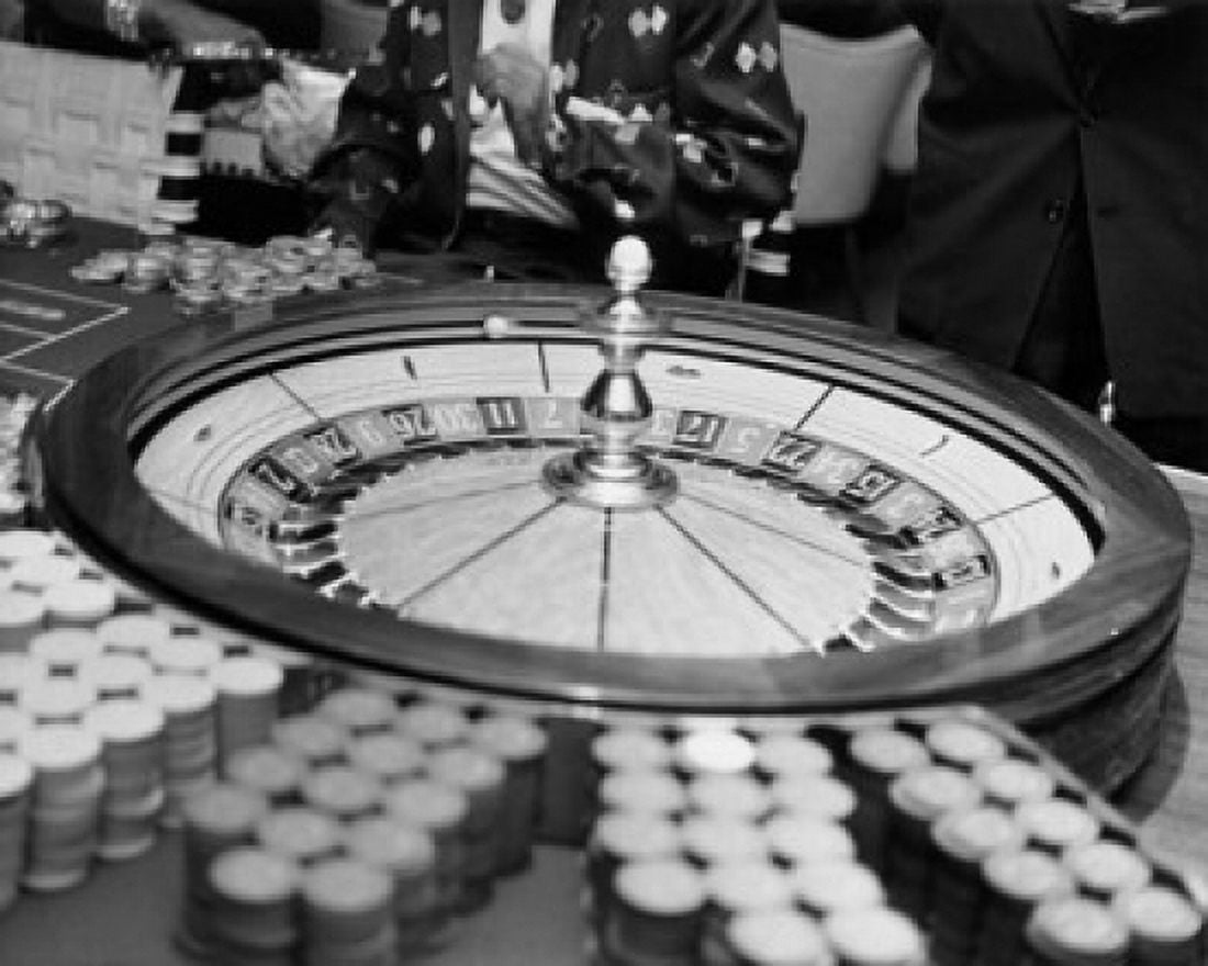 Close-up of roulette wheel with gambling chips in casino Canvas Art - (18 x 24)