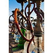Close-up of shisha water pipes on Aqaba beach  Aqaba  Jordan Poster Print by Panoramic Images