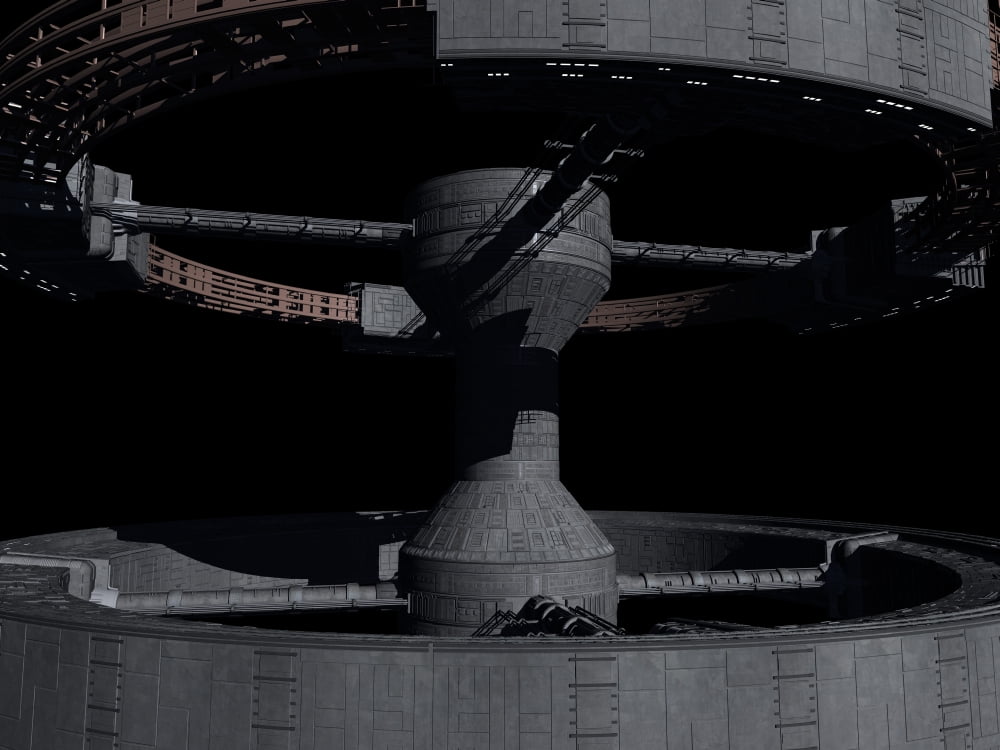Close-up of space station from 2001 A Space Odyssey Canvas Art - Rhys TaylorStocktrek Images (33 x 25)