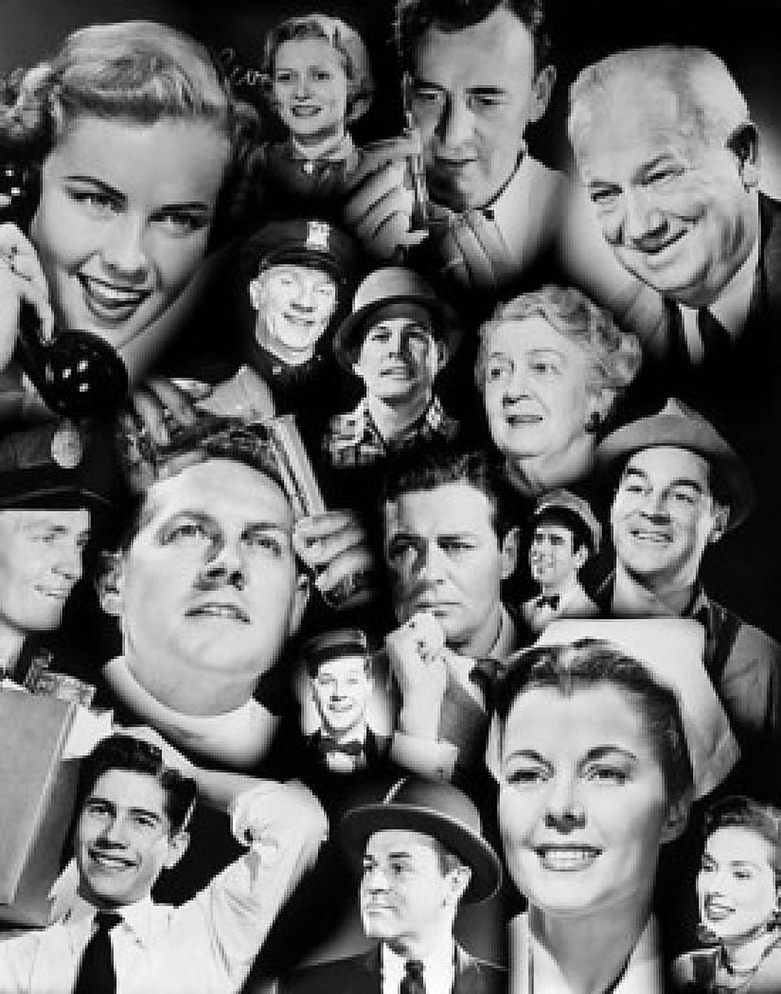 Close-up of the faces of people of different profession Canvas Art - (24 x 36)