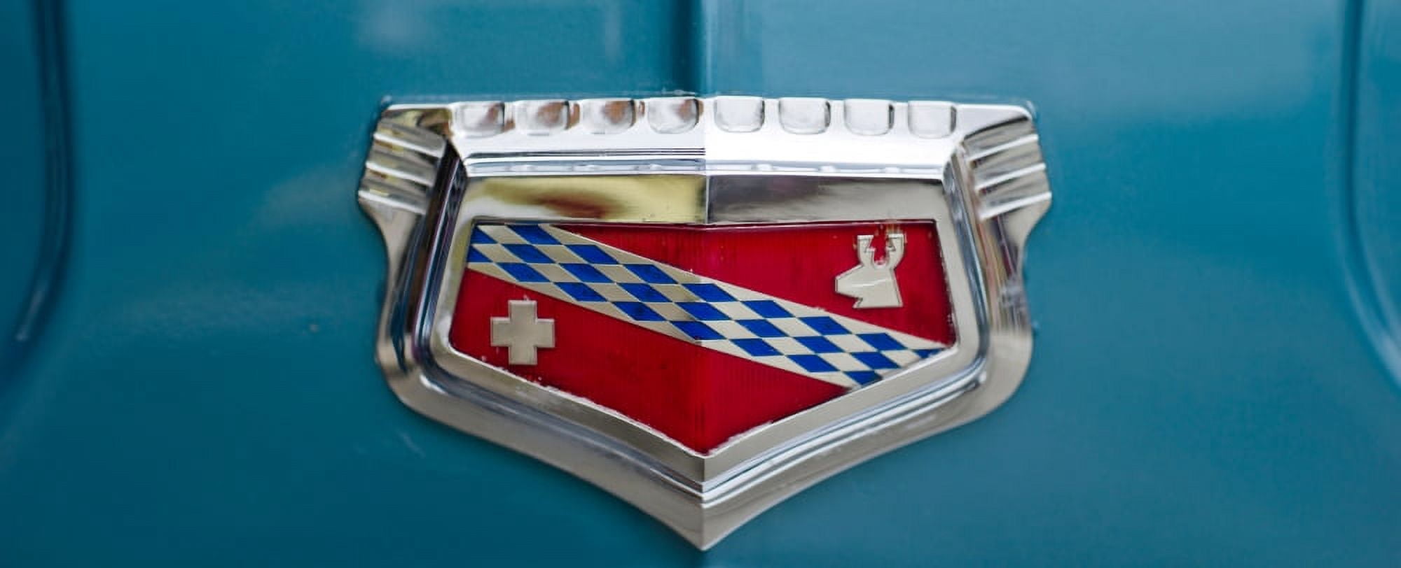 Close-up of the logo of Chevrolets car Culver City Los Angeles County California USA Canvas Art - Panoramic Images (27 x 9)