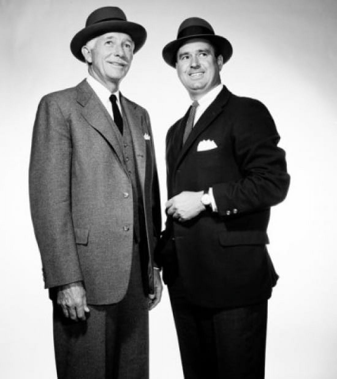 Close-up of two businessmen smiling Canvas Art -  (18 x 24)