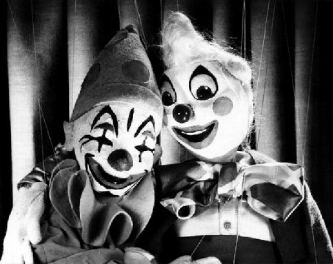 Close-up of two clown puppets Canvas Art - (18 x 24)
