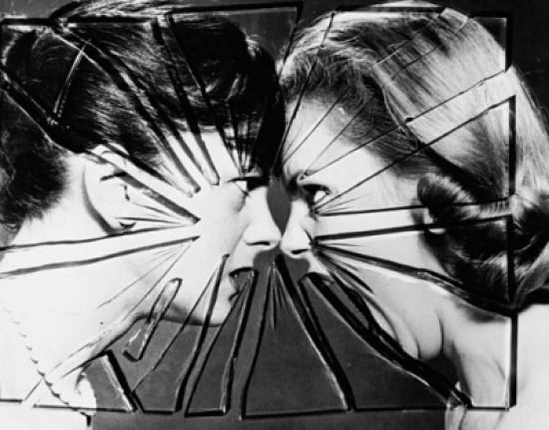Close-up of two young women shouting at each other Canvas Art - (18 x 24)
