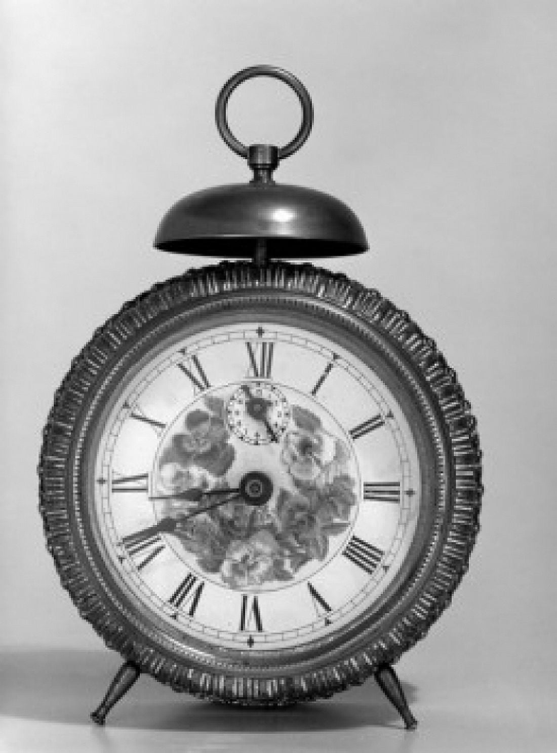Close up of vintage alarm clock Canvas Art - (24 x 36)