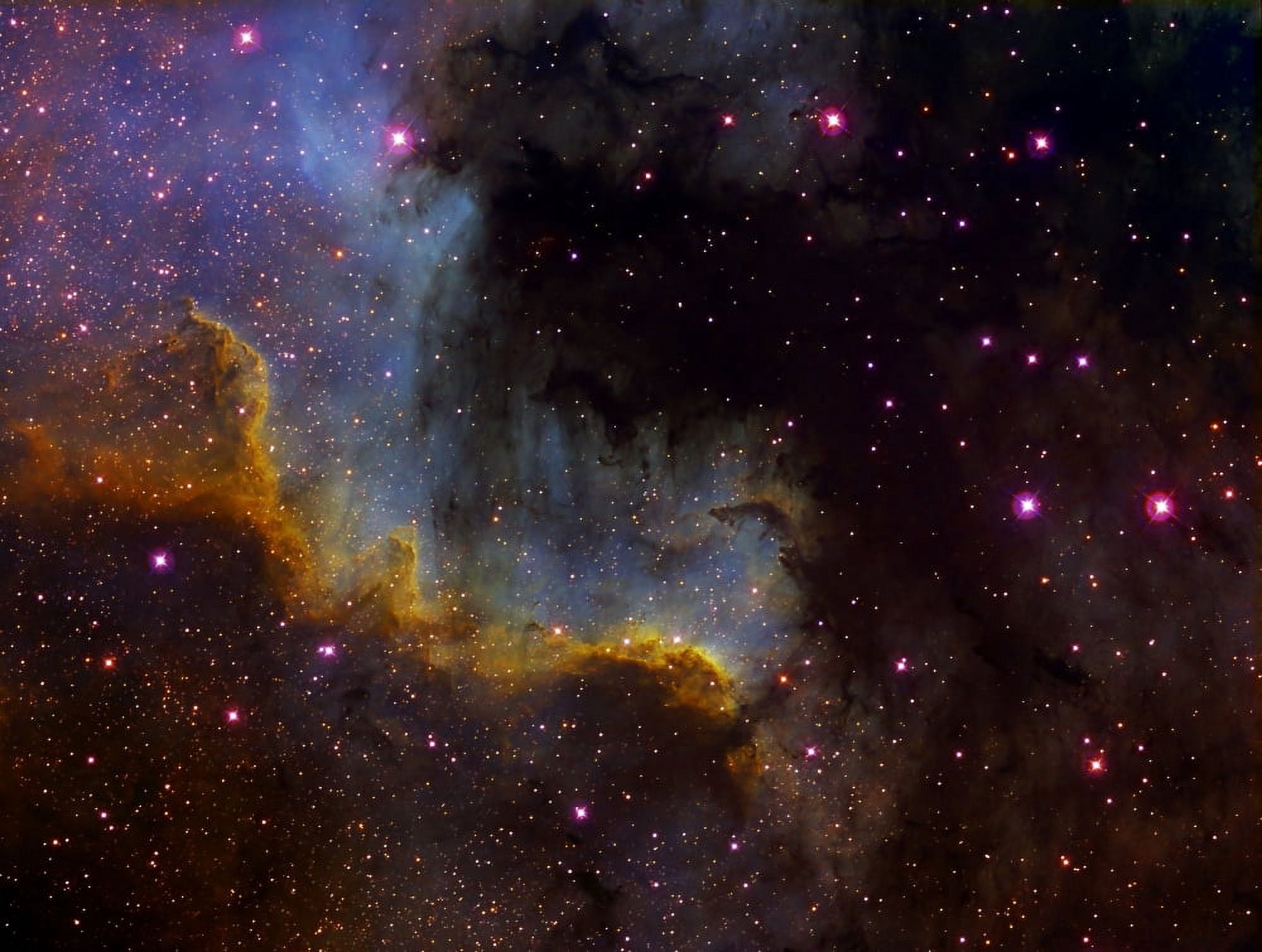 Close-up view of North America nebula Canvas Art - Filipe AlvesStocktrek Images (17 x 13)