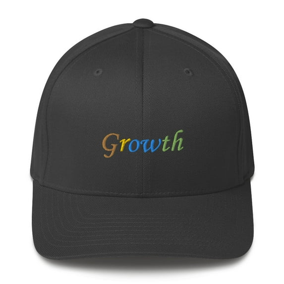 Closed-Back Structured Cap | Flexfit 6277 (Dark Grey, S/M)