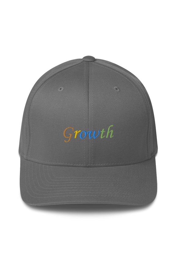 Closed-Back Structured Cap | Flexfit 6277 (Grey, L/XL)