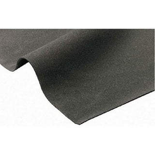 ZoroSelect Foam Sheet, Open Cell/Closed Cell, 24 in W, 48 in L, 4 in Thick,  Charcoal 