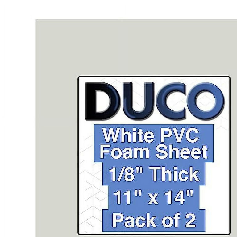 Closed Cell PVC Foam Board Plastic Sheets- USA-Made 1/8 Inch Thick