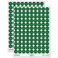 thumbnail image 1 of Closed Eyes Sleeping Eyelashes Pair 200+ Round Stickers - Dark Green - Matte Finish - 0.50" Size, 1 of 3