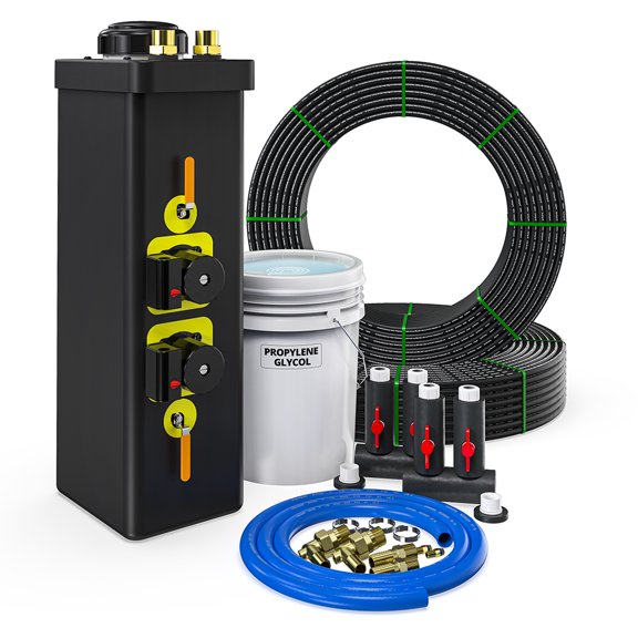 GeoCool Closed Loop Installation Kit – 2 Ton with Straight Manifold