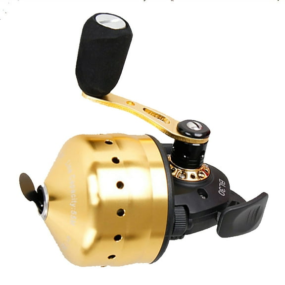 Closed Reel BL30 Fishing 4+1BB 3.6:1 Gear Ratio Slingshot Closed Metal Wheel Outdoor Bow Hunting Fishing with PE line 45M