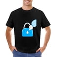 thumbnail image 1 of Closed Vintage T-shirt Mens Cotton Classic Crewneck Short Sleeve Tees Unisex Black M, 1 of 2