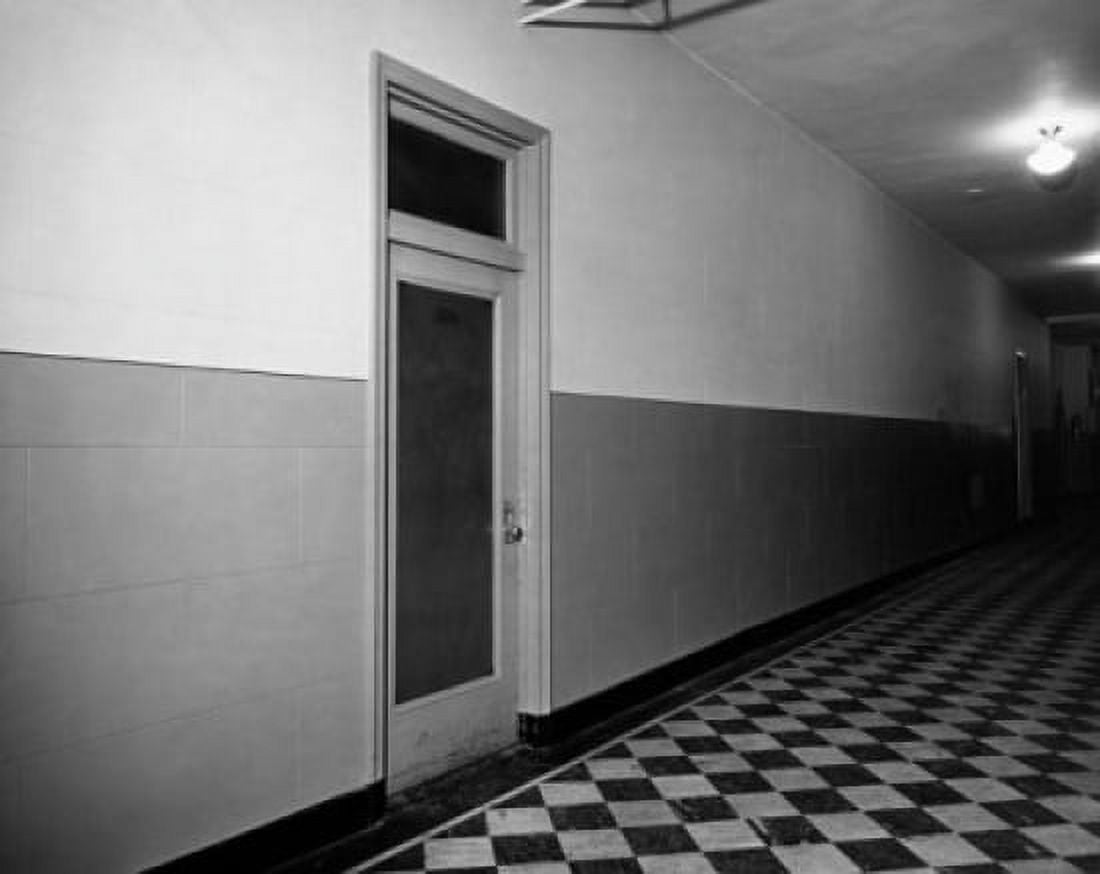 Closed door of a building Canvas Art - (24 x 36)