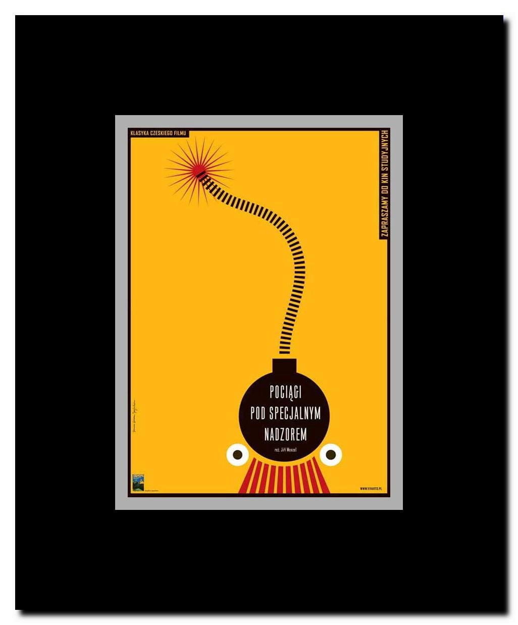 Closely Watched Trains Framed Movie Poster