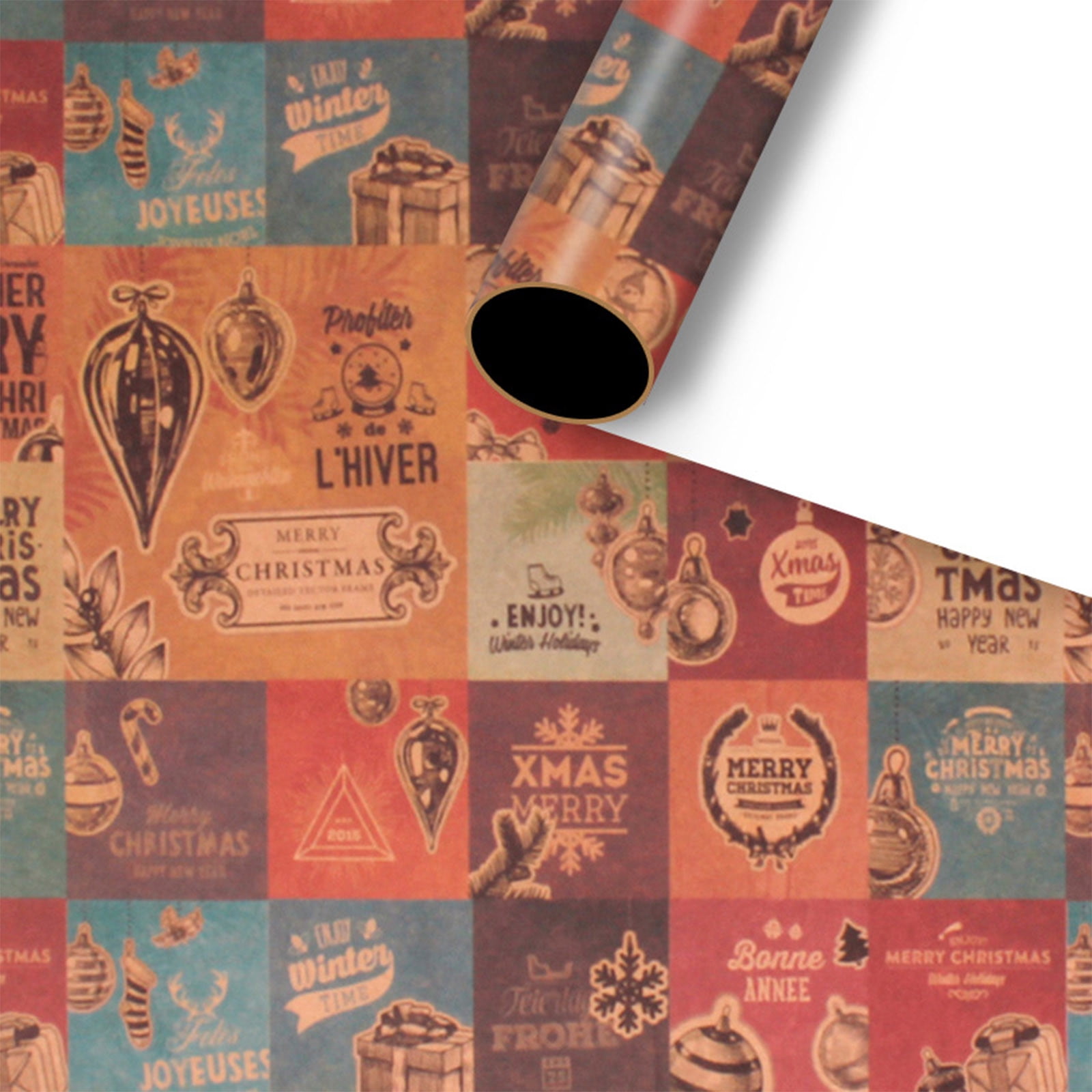 Closeout! Ongmies Decorative Gift Wrap Clearance,Kraft Paper Wrapping