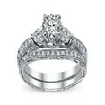 thumbnail image 1 of Closeout Sale! Enthralling Cheap Diamond Bridal Ring Set 1 Carat Round Cut Diamond on 10k Gold, 1 of 1