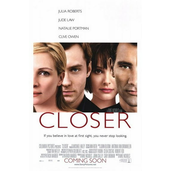 Closer Movie Poster (11 x 17)