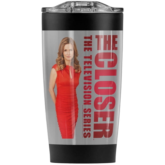 The Closer/Red Dress Stainless Steel Tumbler 20 oz Coffee Travel Mug/Cup, Vacuum Insulated & Double Wall with Leakproof Sliding Lid | Great for Hot Drinks and Cold Beverages