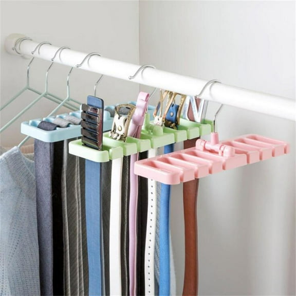 Closet Belt Storage Rack Rotating Hanger Wardrobe Scarf Tie Organizer Holder Household hooks