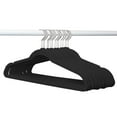 thumbnail image 1 of Closet Complete 50 Pack 'Elite Quality' Velvet hangers - Black with Chrome Hooks (more colors available), 1 of 11