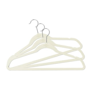 SUPJOO Premium Velvet Hangers-Swivel Rose Gold Hooks - Felt