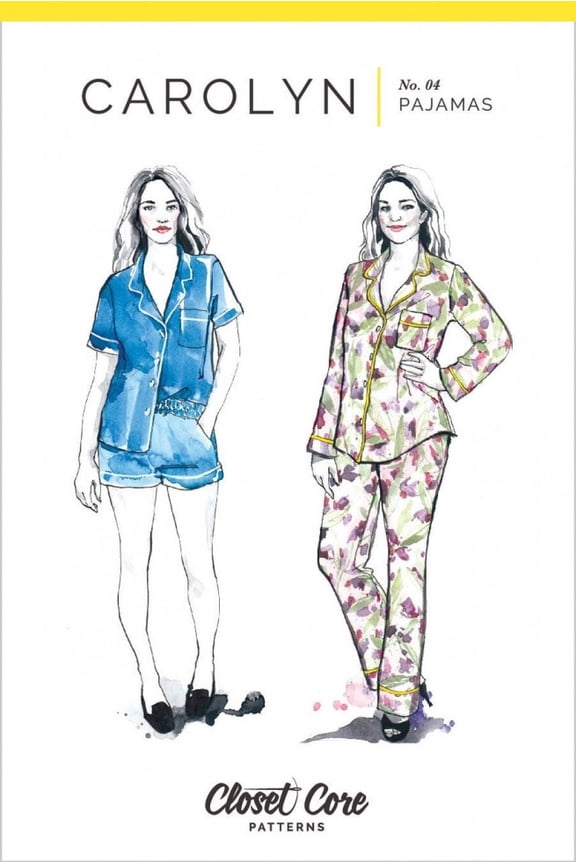 Sewing Pattern Carolyn Pajamas Women 0-20