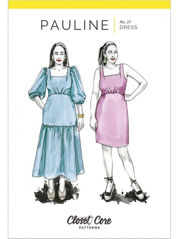 Sewing Pattern Pauline Dress Women 0-20 Dresses