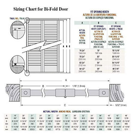 Closet Door, Bi-fold, Louver Louver Plantation (32x80)