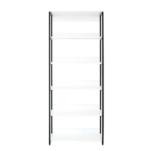 Closet With Five Shelves - Powder Coated Metal, Deep Storage Compartments, Water & Heat Materials, Stain Scratch Finish, E0 Grade Board, Double Thickness , Modular Assembly Finish Corrosion