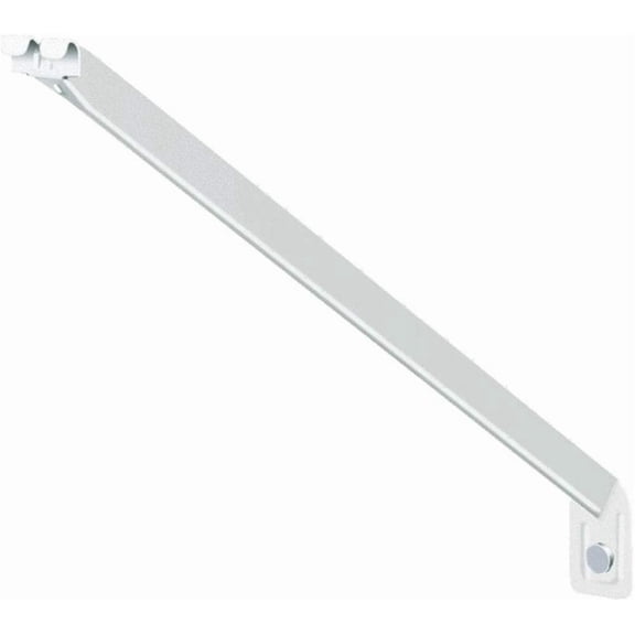 Clairson Intl Express Shelf Support Bracket 16" - Steel, White, Easy Installation