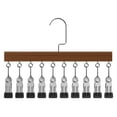 thumbnail image 1 of Closet Organizer with 10 Clips, Ngxiha Closet Organizer Closet Organizers and Storage Space Saving Hanging Closet Organizer, Space-Saving Hat Scarf Clothespins for Jeans Skirts Pant, 1 of 9