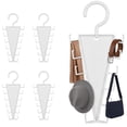 Motorized Closet Rack Closet Organizer Hanger V-Shaped Double-Sided With 12 Hooks, 360 Degree ...
