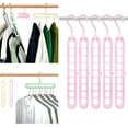 thumbnail image 1 of Closet Organizer and Storage, 5 Pack Multifunction Sturdy Closet Organizer Hanger, Upgraded Smart Space Saving Hangers for Closet Storage, Closet Organization for Clothes, Shirts and Dresses, 1 of 5