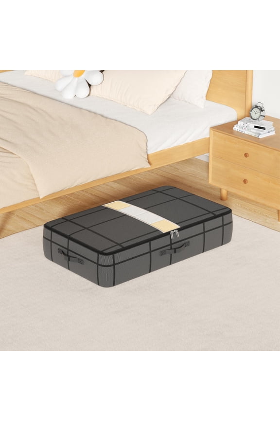 Closet Organizer Storage Box,Large Capacity Clothing Quilt Box,Sturdy Plastic Construction,Moving Packing Solution for Home/office,Efficient Storage,Heavy-Duty Luggage Bag Alternative,MIANHT