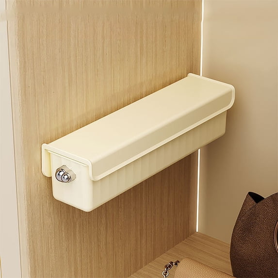 SouMaox Wall Mounted Organizer, Vertical Space Saving Storage Bin, Underwear Socks Holder, Sorting Small Garments for Home Closet Cabinets