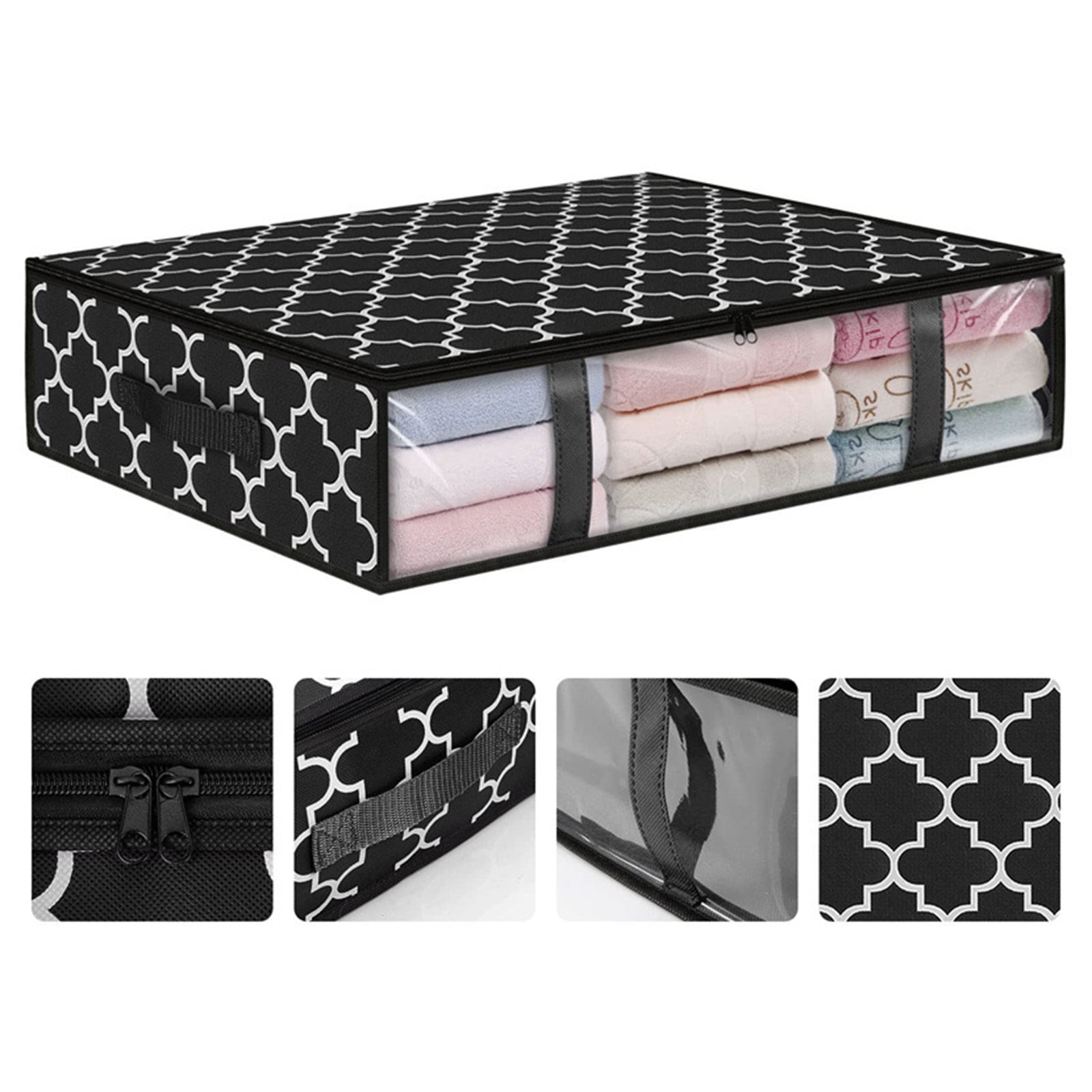 Closet Organizers And Storage 1 Pack Bins Clothes Foldable Blanket Bags Under Bed Containers For