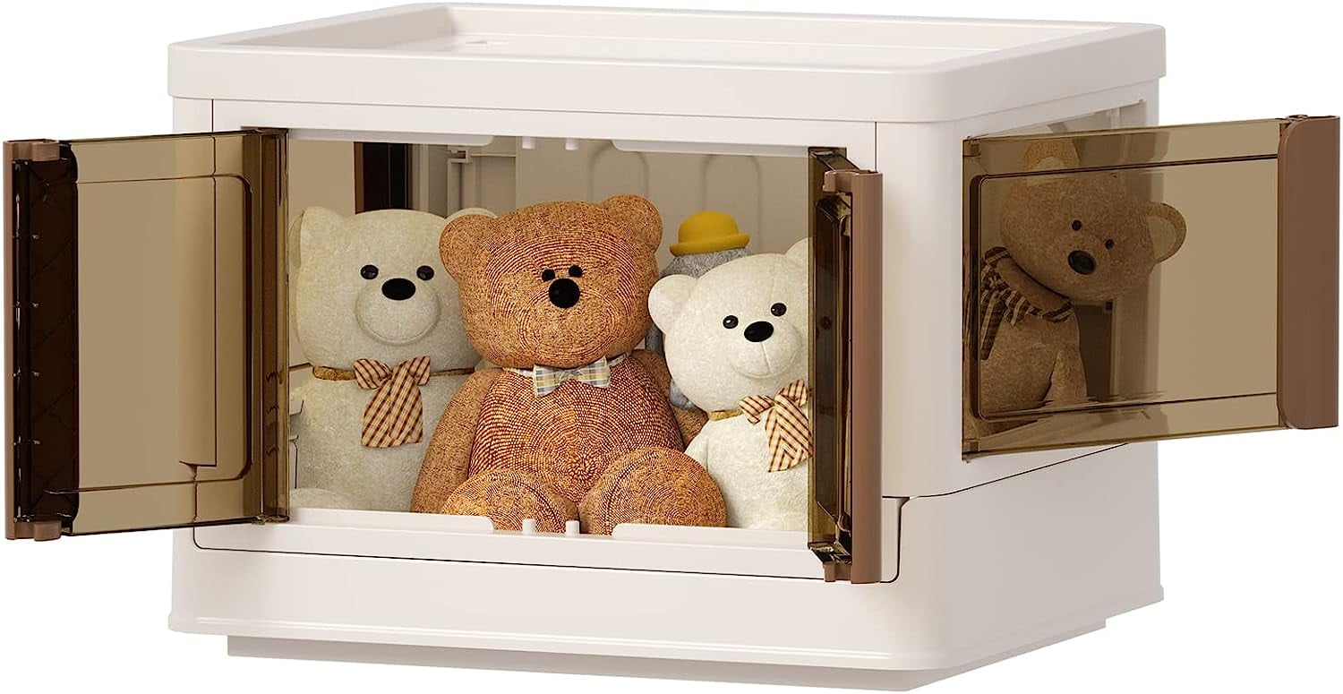 Closet Organizers Storage, 27.5Qt Collapsible Storage Bins Taking Out