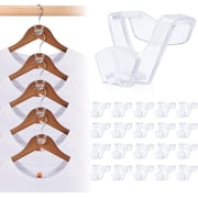 Closet Organizers and Storage, College Dorm Room Essentials - 60 Pack Clear Clothes Connector Hooks, Heavy Duty s Organization, Premium Space Saving s