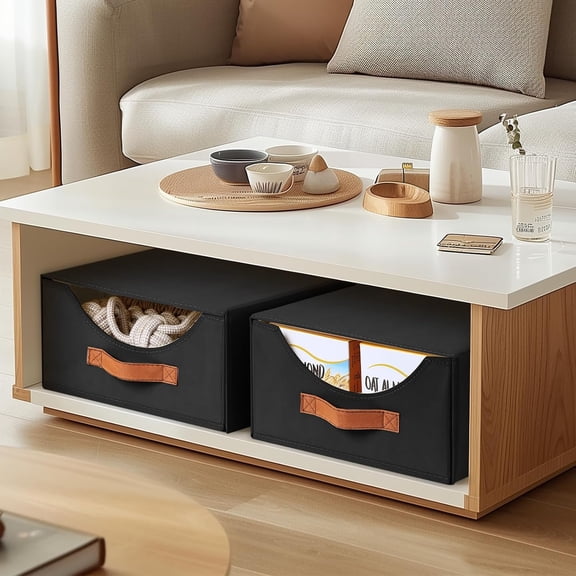 Wire Storage Baskets - 6 Pack Metal Mesh Organizers for Kitchen, Laundry, Garage, Fridge & Bathroom - Gray