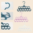 thumbnail image 1 of Closet Organizers and Storage, Pants Hangers Space Saving with 11 hooks, Multi-Function Clothes Hangers for Jeans, Skirts, Hats, Scarves, Socks Blue2 8.26x11.81'', 1 of 7