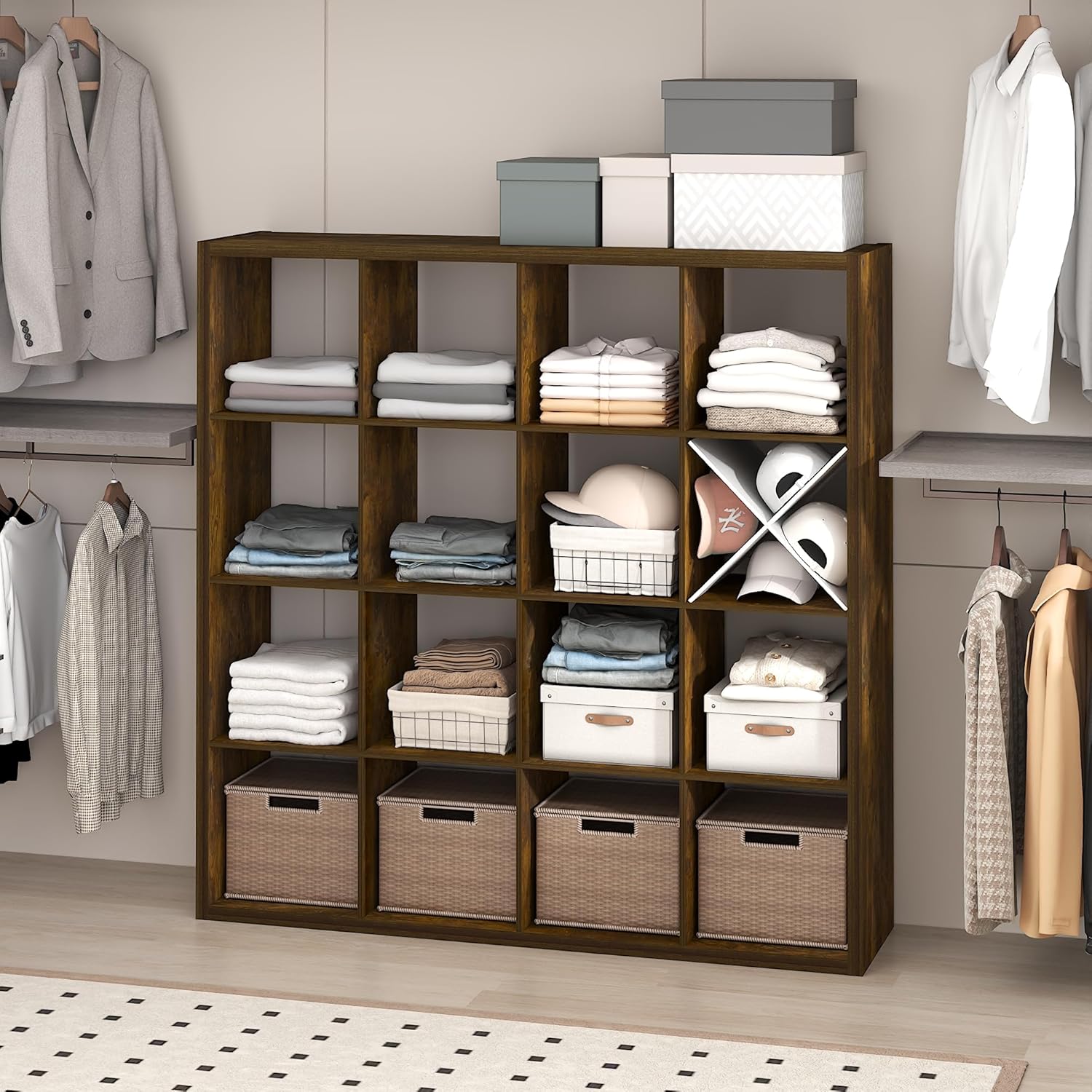 Closet Organizers and Storage Closet Organizer Open Shelf Closet ...