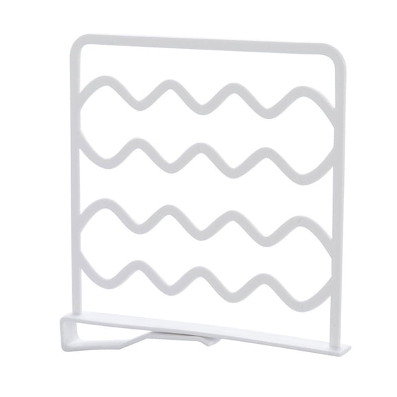 Closet Shelf Dividers for Wire Shelving, Plastic Partition Panels for Clothes Storage, Adjustable Organizer for Bedroom Wardrobe Closet(White)