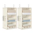Closet Shelf Organizers Unit with 3 Open Storage Levels - Walmart.com