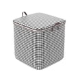 thumbnail image 1 of Closet Storage Bins, 180L, Fabric Build, Large Storage Bags with Zipper, Organization and Storage, Storage for Blankets, Clothing Storage Bags, Room Organization, Houndstooth, 1, 1 of 7