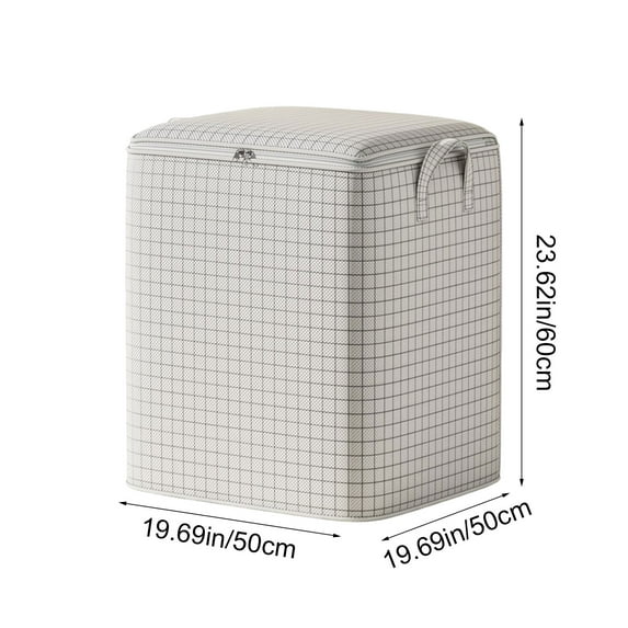 Closet Storage Qwtwty Heavy Duty Storage Bag with Reinforced Carrying Handles Oversized Clothing Quilt Storage Bag Moving Packing Bag Thickened Double Zipper Saves Travel Space