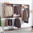 thumbnail image 1 of Closet System, Devi Modern Wall-Mounted Modular | Oak | Wood, 1 of 8